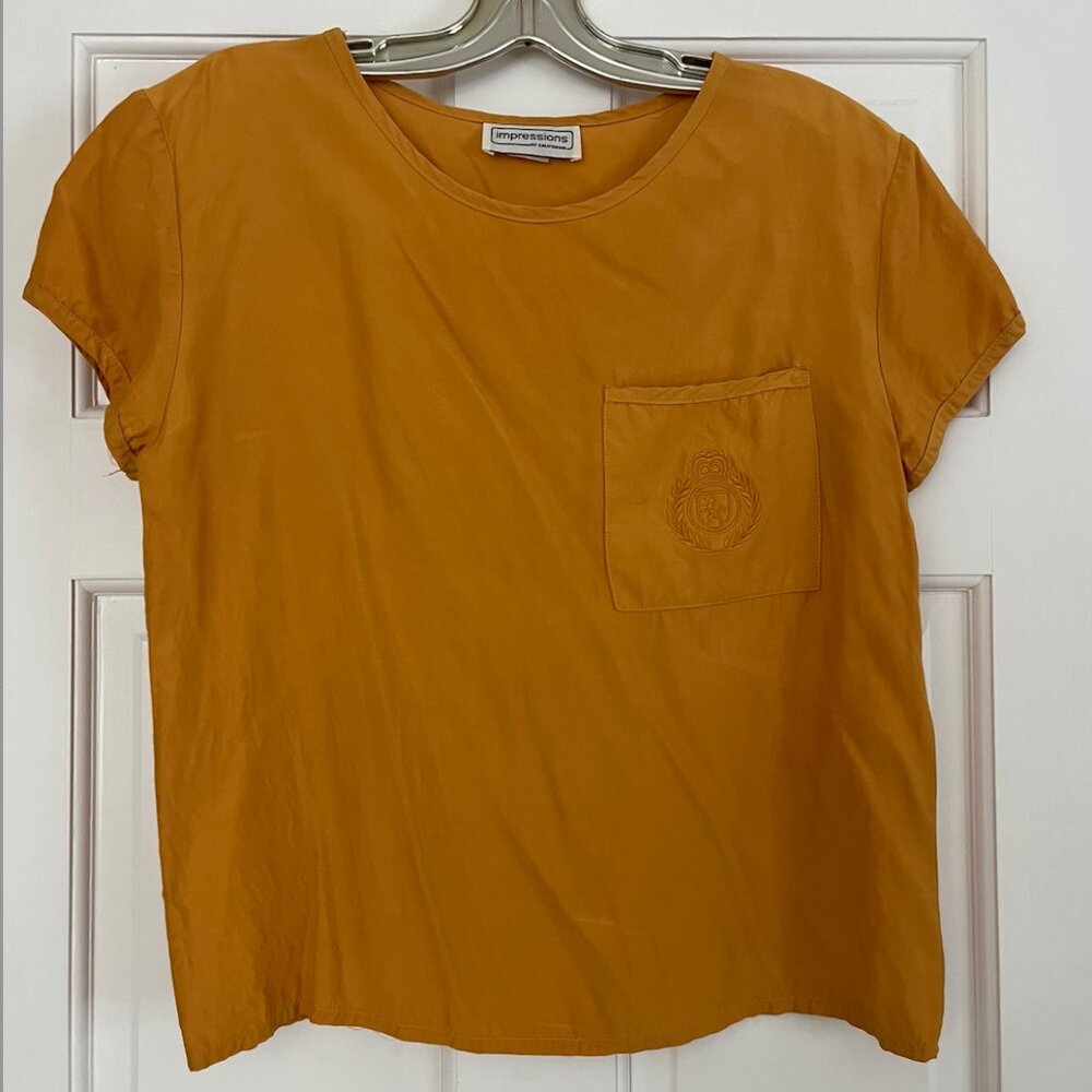 Vintage Embroidered Pocket Blouse - 10